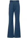 Vivienne Westwood Trousers High-waisted Flared Leg In Blue