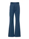 Vivienne Westwood Trousers High-waisted Flared Leg In Blue