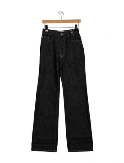 Pre-owned Vivienne Westwood High-rise Wide Leg Jeans W/ Tags In Black