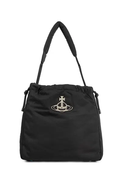 Vivienne Westwood Hilary Bucket Bag In Black
