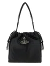 Vivienne Westwood Medium Hilary Orb-embellished Bucket Bag In Black