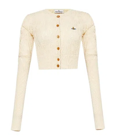VIVIENNE WESTWOOD HOLLOW KNITTED CARDIGAN