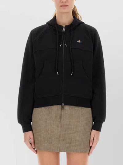 VIVIENNE WESTWOOD HOODED KNITWEAR FEATURING FRONT POCKETS