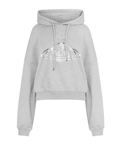 Vivienne Westwood Hooded Sweatshirt In Gray