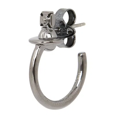 Vivienne Westwood Hoop Earrings In Gray