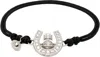 Vivienne Westwood Horace Friendship Bracelet In Black