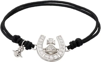 Vivienne Westwood Horace Friendship Bracelet In Silver