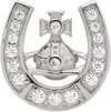 Vivienne Westwood Horace Single Stud Earring In White