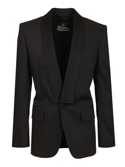 Vivienne Westwood Humphrey Tuxedo Jacket Jackets Black In Multi