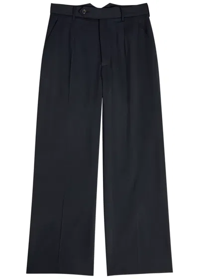 Vivienne Westwood Humphrey Wide-leg Wool Trousers In Black