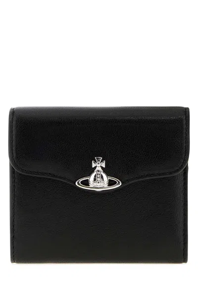 Vivienne Westwood Hunter Flap Wallet In Black