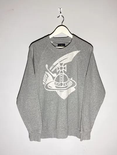 Pre-owned Vivienne Westwood Hype Streetwear Luxury Sweatshirt In Grey