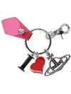 Vivienne Westwood Silver I Love Orb Keyring