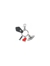 Vivienne Westwood "i Love Orb" Keyring In Black