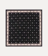 Vivienne Westwood Ikat Pocket Square Black Ikat Unisex In Black