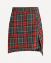Vivienne Westwood Infinity Plaid Virgin Wool Miniskirt