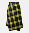 Vivienne Westwood Infinity Virgin Wool Miniskirt In Blue