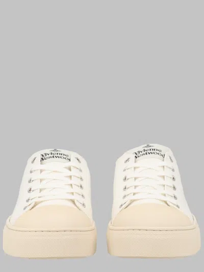Vivienne Westwood Inspired Sneakers In White