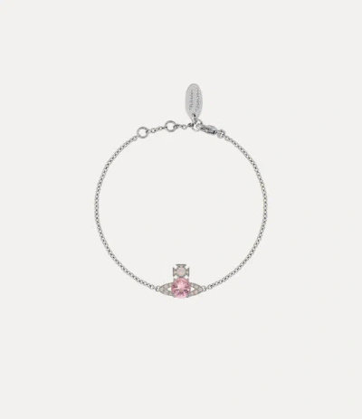 Vivienne Westwood Ismene Bracelet Platinum-milky-pink-pink-cz Platinum-milky-pink-pink-cz Women