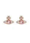 Vivienne Westwood Ismene Crystal-embellished Orb Stud Earrings In Gold