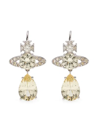 Vivienne Westwood Ismene Drop Earrings In 银色