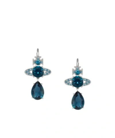 Vivienne Westwood Ismene Drop Earrings In Blue