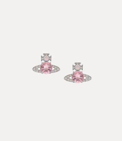 Vivienne Westwood Ismene Earrings Platinum-milky-pink-pink-cz Platinum-milky-pink-pink-cz Women