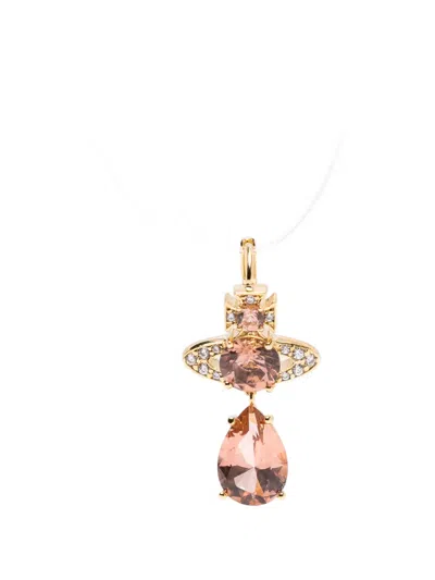 Vivienne Westwood Ismene Orb Crystal-embellished Earrings In Gold