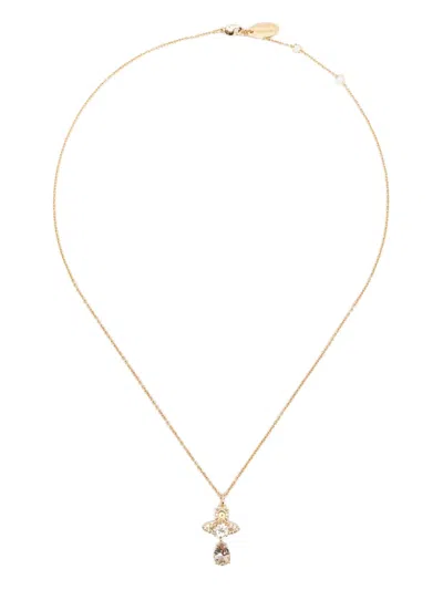 Vivienne Westwood Ismene Orb-pendant Necklace In Gold