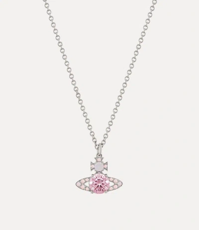 Vivienne Westwood Ismene Pendant Necklace Platinum-milky-pink-pink-cz Platinum-milky-pink-pink-cz Women