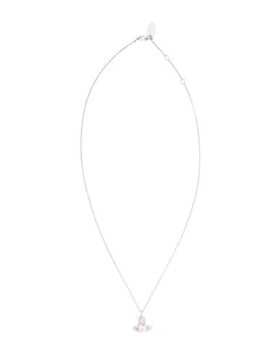 Vivienne Westwood Ismene Pendant Woman Necklace Silver Size - Brass In Metallic