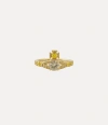 Vivienne Westwood Ismene Ring Gold-yellow-cz Gold-yellow-cz Unisex