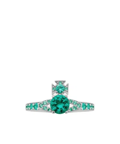 Vivienne Westwood Ismene Ring In Green