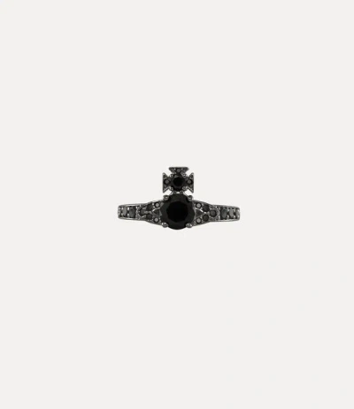 Vivienne Westwood Ismene Ring Ruthenium-black-cz Ruthenium-black-cz Unisex