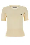 Vivienne Westwood Ribbed Hem Crewneck Top With Short Sleeves