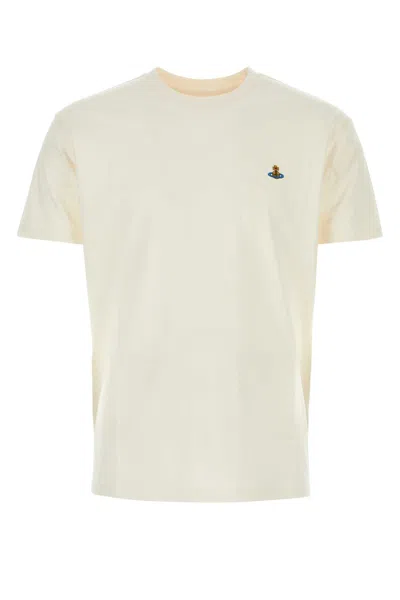 Vivienne Westwood Ivory Cotton T-shirt In White
