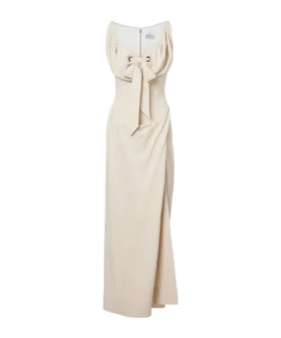 Vivienne Westwood Iwona Draped Corset Dress In Neutral