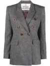 Vivienne Westwood Structured Wool-cashmere Blazer With Flap Pockets