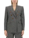 Vivienne Westwood Double-breasted Wool Jacket With Contrasting Buttons In Multicolour