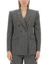 Vivienne Westwood Double-breasted Wool Jacket With Contrasting Buttons In Multicolour