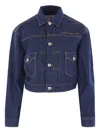 Vivienne Westwood Mens Sailor Asymmetric Cotton-linen Denim Mini Skirt Indigo
