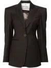 Vivienne Westwood Check Pattern Blazer Peak Lapels