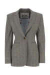 Vivienne Westwood Embroidered Stretch Cotton Blazer In Printed