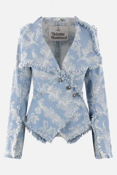 Vivienne Westwood Jackets In Blue Coral