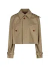 Vivienne Westwood Casual Jacket With Embroidered Detail And Epaulettes In Brown