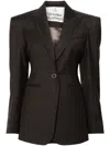 Vivienne Westwood Check Pattern Blazer Peak Lapels In Brown