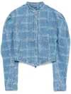 Vivienne Westwood Filli Jacket Denim Jackets In Grid/blue