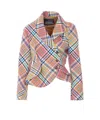 Vivienne Westwood Check Patterned Jacket In Multi