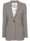 Vivienne Westwood Single-breasted Blazer In Prince Of Wales