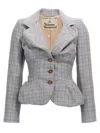 Vivienne Westwood Drunken Jacket Prince Of Wales 48 Women In Red